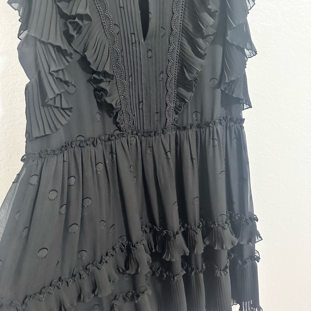 Kate Spade Black Ruffle Dress - Picture 5 of 8